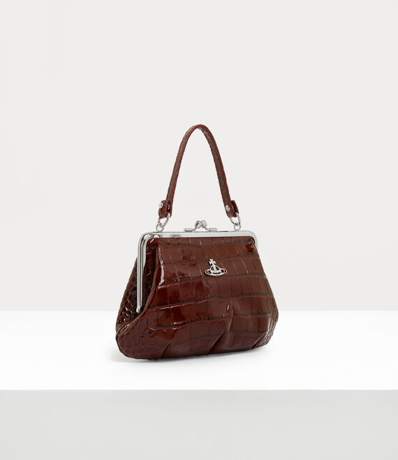 Vivienne Westwood Granny Frame Purse in BURGUNDY